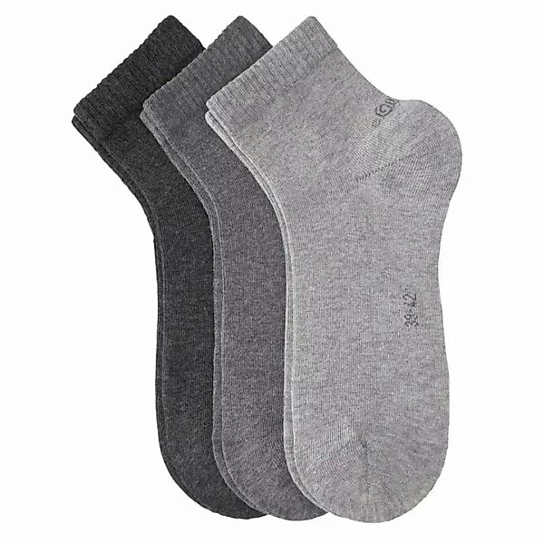 s. Oliver 3 Paar Unisex Quarter Socken, Einfarbig S21001 - Farbenwahl / Far günstig online kaufen