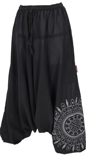 Guru-Shop Relaxhose Haremshose Pluderhose,Pumphose mit Mandala,.. günstig online kaufen
