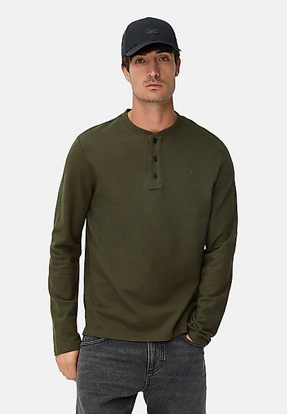 camel active Henleyshirt aus reiner Baumwolle Langarm Henley günstig online kaufen