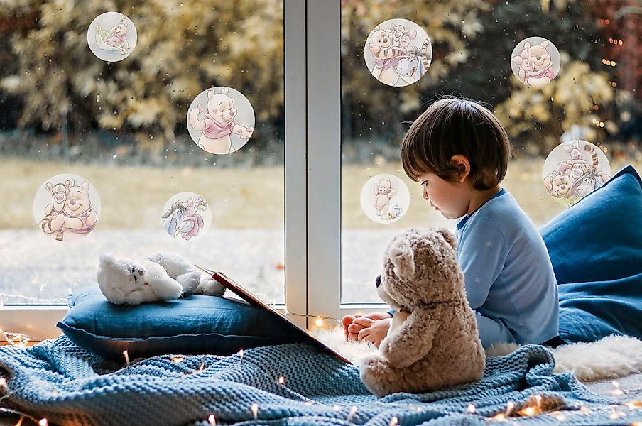 Komar Fensterbild "Winnie the Pooh Wonderful" Fenstersticker, selbsthaftend günstig online kaufen