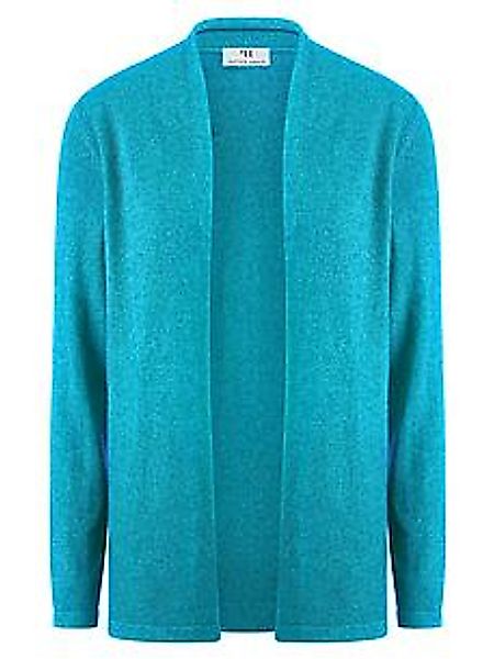 Strickjacke Modell Caro Peter Hahn türkis günstig online kaufen