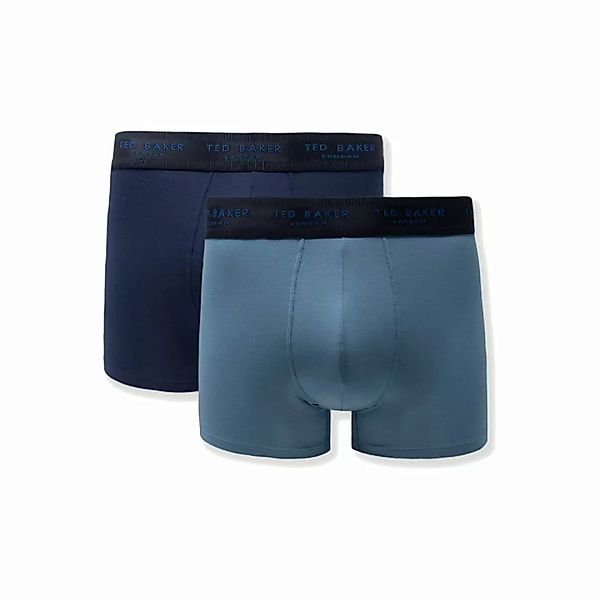 TED BAKER Herren Boxer Shorts 2er Pack - Pants, Modal Grau/Schwarz S günstig online kaufen