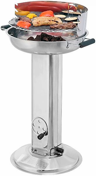 Tepro Holzkohlegrill "Edelstahl-Säulengrill", BxTxH: 58x43x83 cm günstig online kaufen