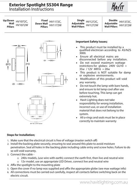 Havit Lighting Wandleuchte FORTIS, Leuchtmittel wechselbar günstig online kaufen
