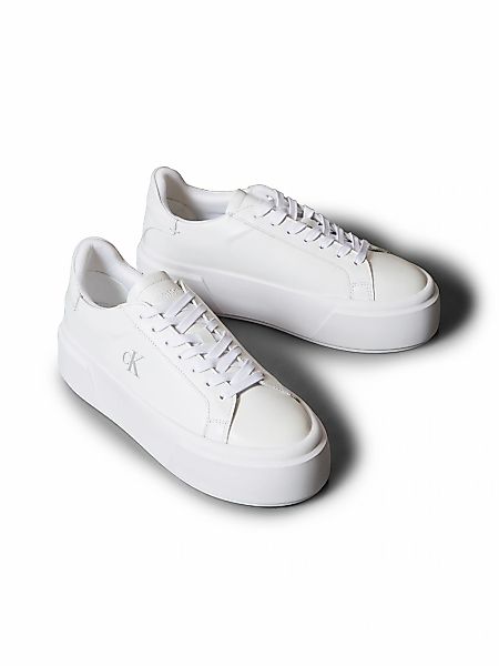 Calvin Klein Jeans Plateausneaker "FLATFORM LACE UP LTH MG" Schnürschuh, Ha günstig online kaufen