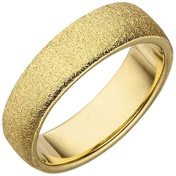 SIGO Damen Ring 925 Sterling Silber gold vergoldet mit Struktur günstig online kaufen