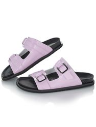 MIALUSSO Sandale Pantolette in Lack-Optik günstig online kaufen