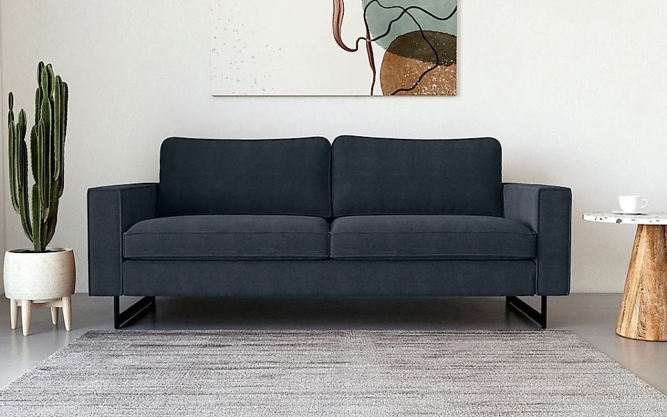Places of Style 3-Sitzer "Maxi-Ausführung Pinto, 236 cm, Cord, Chenille, Le günstig online kaufen