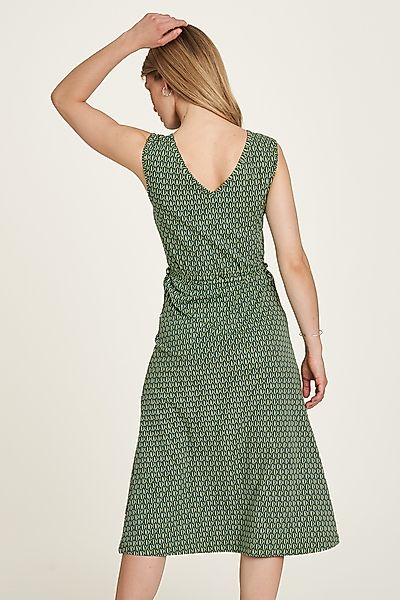 Jersey Kleid Mittellang Mit Bindeband Aus Gots Bio-baumwolle (S22e22) günstig online kaufen