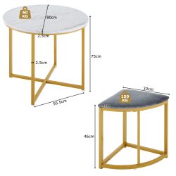TavilaEcon Essgruppe Esszimmertisch-Set mit vier Stühlen, günstig online kaufen
