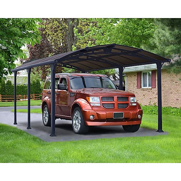 Palram - Canopia Einzelcarport »Arcadia« Aluminium 325 cm Anthrazit wartung günstig online kaufen