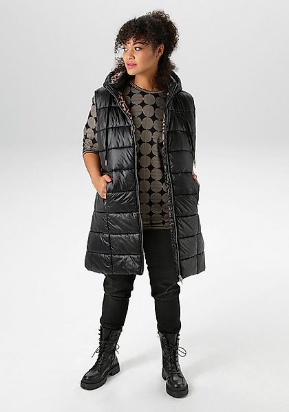 Aniston PLUS Steppweste mit aktuellem Animalfutter - NEUE KOLLEKTION günstig online kaufen