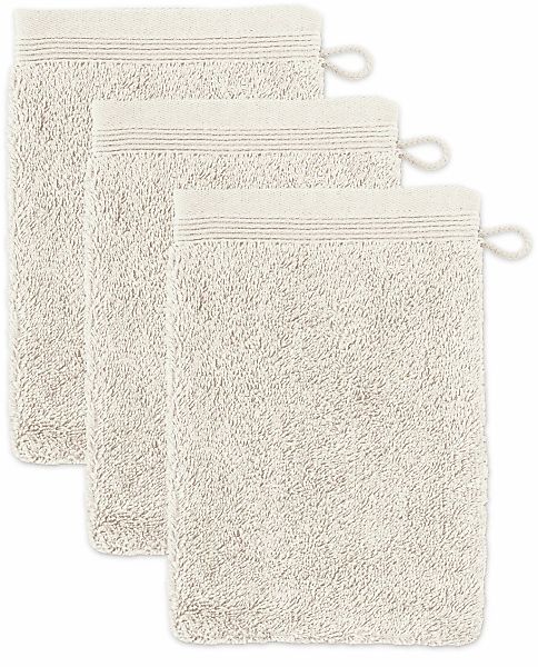 Möve Waschhandschuh "Superwuschel" Waschhandschuh Set mit Bordüre, 100% Pre günstig online kaufen