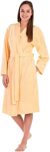 framsohn frottier Damenbademantel Jersey, Kurzform, Jersey, Kimono-Kragen, günstig online kaufen