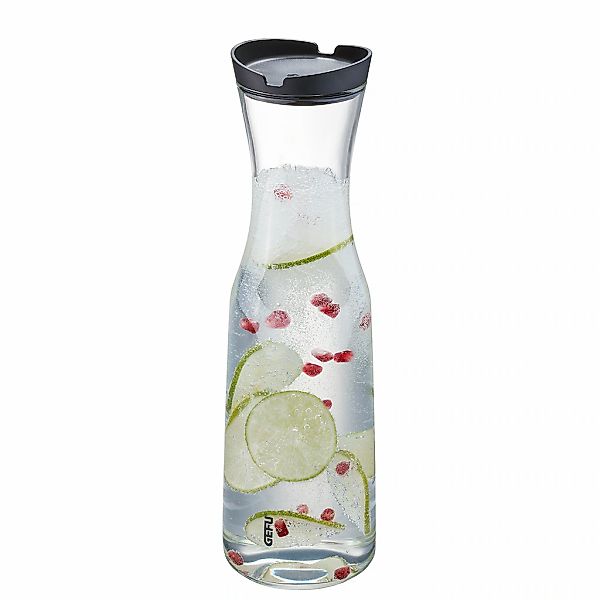 GEFU Karaffe "SMARTLINE" mundgeblasenes Borosilikatglas, aromasicherer Deck günstig online kaufen