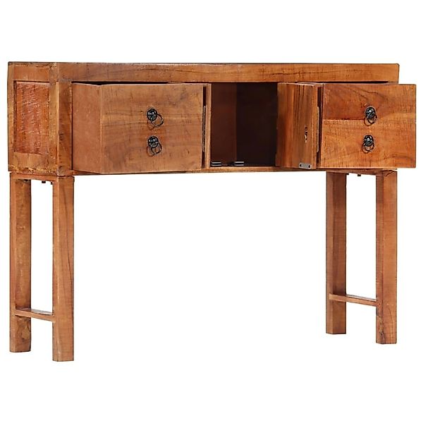 vidaXL Konsolentisch 120x32x80 cm Raues Massivholz Akazie günstig online kaufen
