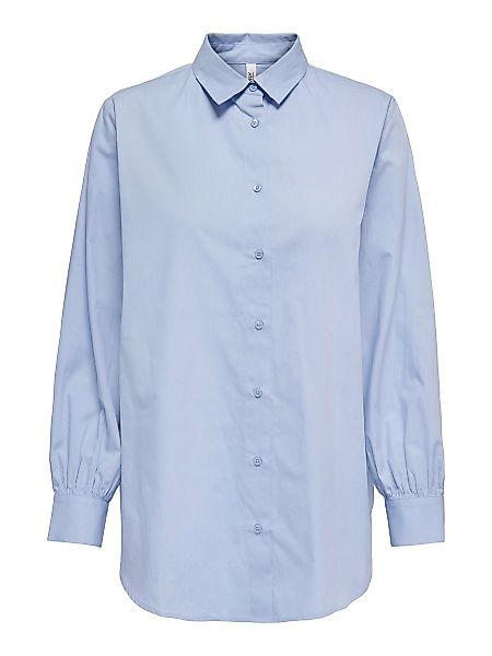 ONLY Klassisch Hemd Damen Blau günstig online kaufen