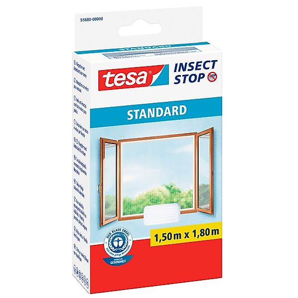tesa® Insect Stop  Klett Fliegengitter für Fenster weiß günstig online kaufen