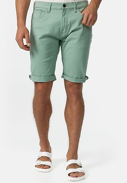 Indicode Jeansshorts Villeurbanne aus elastischer Bauwoll-Qualität günstig online kaufen