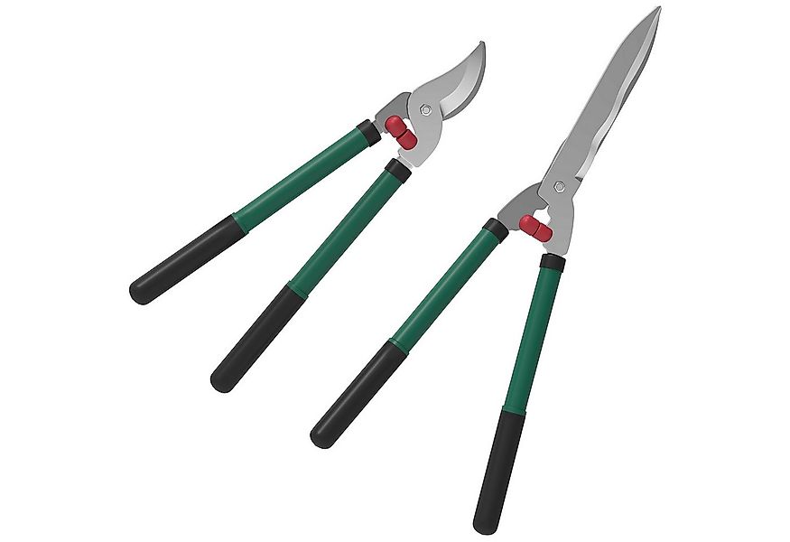 Outsunny Astschere mit antihaftbeschichtete Metallklingen, (2-teilig Garten günstig online kaufen