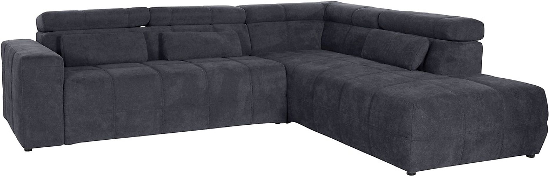 DOMO collection Ecksofa "Brandon L-Form, auch in Leder", inklusive Kopfteil günstig online kaufen