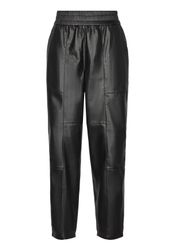 BOSS ORANGE Lederimitathose "Taiya2 Premium Damenmode" mit elastischem Tail günstig online kaufen