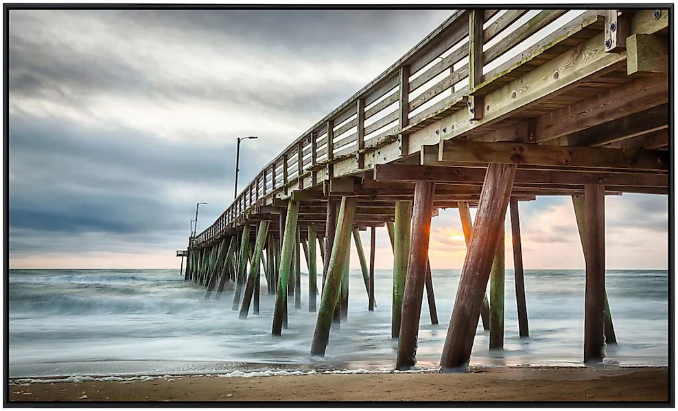Papermoon Infrarotheizung »Virginia Beach Pier«, sehr angenehme Strahlungsw günstig online kaufen