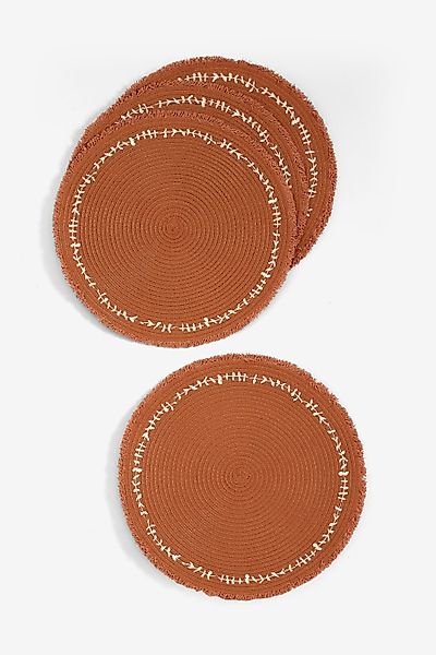 Next Platzset Tischset mit Blattstickerei, 4er-Set, günstig online kaufen