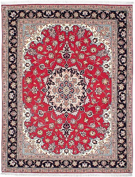 morgenland Orientteppich »Täbriz - 201 x 151 cm - rot«, rechteckig günstig online kaufen