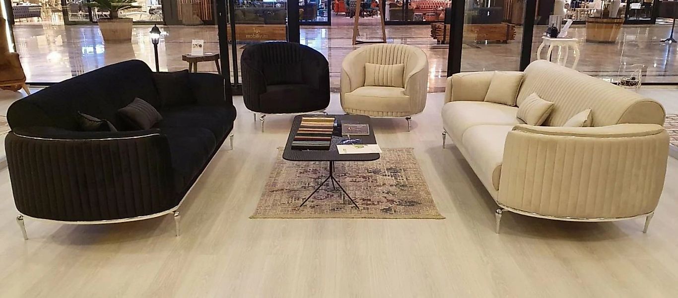 JVmoebel Sofa Sofagarnitur Set 3 3 11 Sitzer Couch Garnitur Design Couchen günstig online kaufen