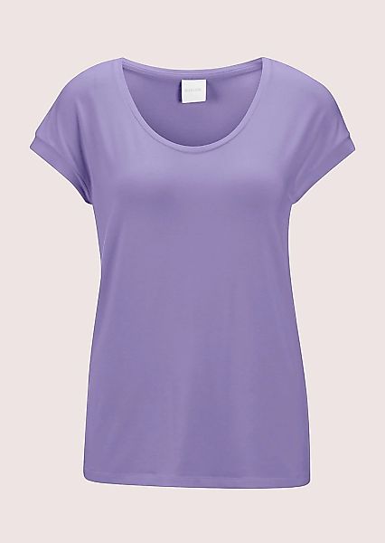 MADELEINE Kurzarmshirt "Jerseybluse Elegantes Viskose-Oberteil" Viskose Jer günstig online kaufen