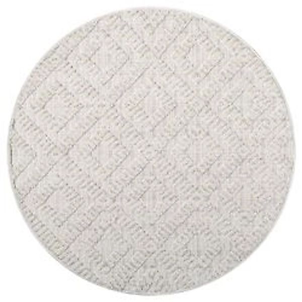 payé Teppich Klassiko 27 Fransen Rund 200x200 cm Cream günstig online kaufen