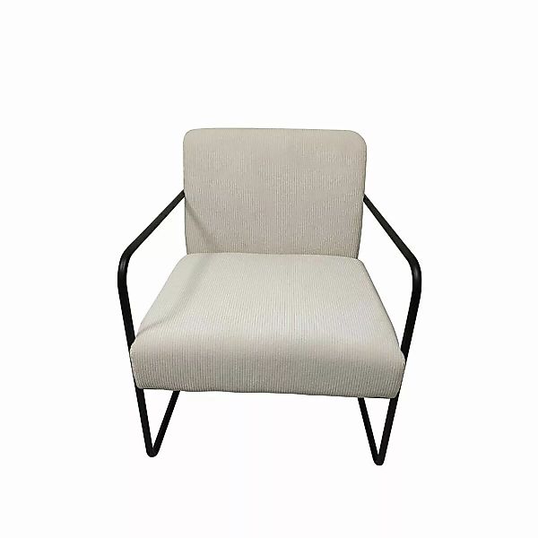 Sessel Dkd Home Decor Schwarz Polyester Weiß Eisen (64 X 74 X 79 Cm) günstig online kaufen