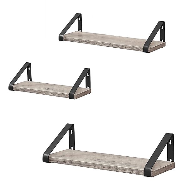 VASAGLE Wandregal Schweberegal, 3er Set, Regalbrett, günstig online kaufen