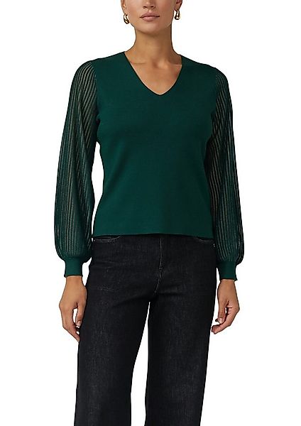 s.Oliver BLACK LABEL Strickpullover mit V-Ausschnitt günstig online kaufen