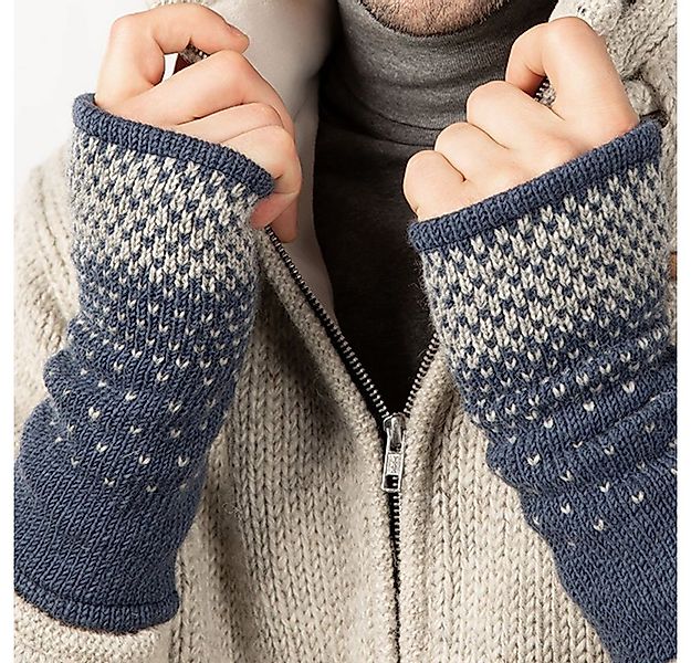 McRon Armstulpen Pulswärmer Modell Ida mit Daumen, mit hohem Schurwoll-Ante günstig online kaufen