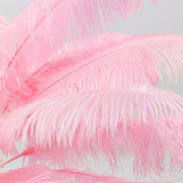 KARE Feather Palm Tischleuchte mit Federn, pink günstig online kaufen