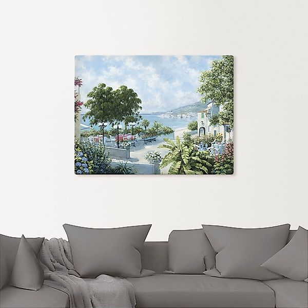 Artland Wandbild »Ozeansicht«, Garten, (1 St.), als Leinwandbild, Poster in günstig online kaufen