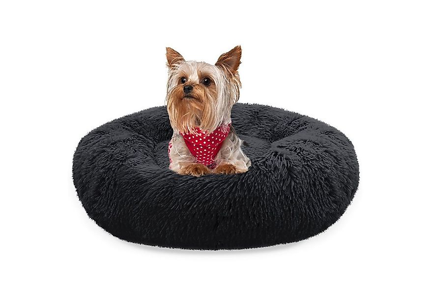 Bluzelle Tierbett Premium Hundebett Hundekissen Donut / Katzenbett Katzenki günstig online kaufen
