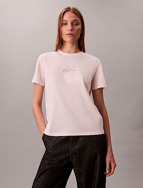 Calvin Klein Jeans T-Shirt "SS CLASSIC FOIL MONOLOGO TEE", Mit Rundhalsauss günstig online kaufen