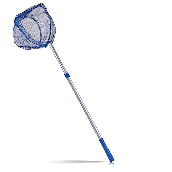 BigDean Kescher 75-121cm Teichkescher Teleskopstange Feinmaschig günstig online kaufen