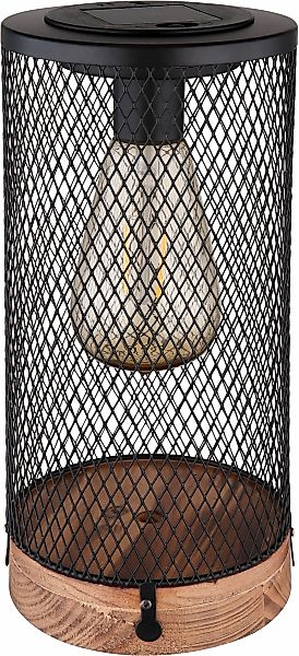 GLOBO LIGHTING LED Solarleuchte "SOLARLEUCHTE HOLZ NATURFARBEN, 1XLED", 1 f günstig online kaufen