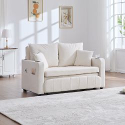 BlingBin Sofa Zweisitzer-Sofa Stoffsofa Schlafsofa Klappbares günstig online kaufen