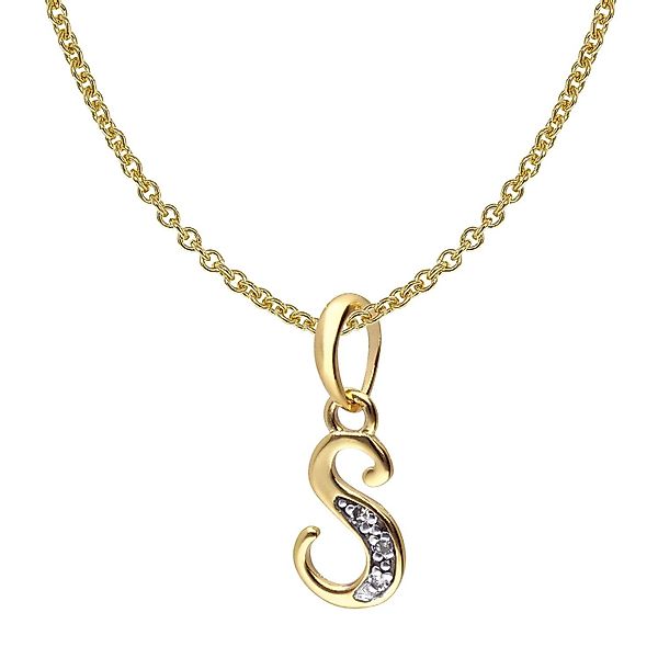 trendor Kette mit Anhänger Buchstaben-Anhänger S günstig online kaufen