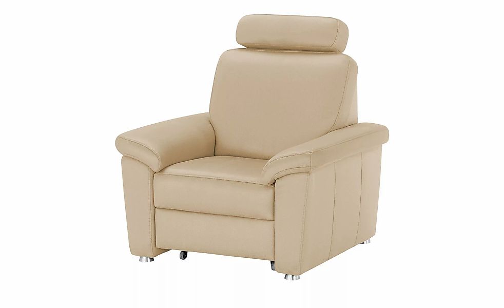 meinSofa Sessel Mikrofaser Rita ¦ beige ¦ Maße (cm): B: 102 H: 91 T: 91.0 P günstig online kaufen