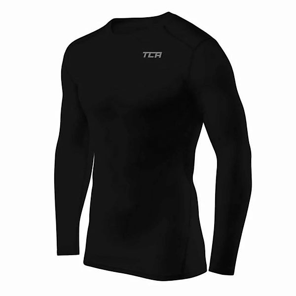 TCA Langarmshirt TCA Herren Kompressionsshirt - Schwarz, XL (1-tlg) günstig online kaufen