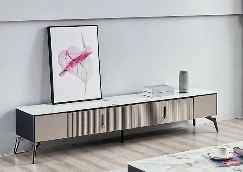 JVmoebel TV-Schrank Wohnzimmer tv Schrank Braun Lowboard Sideboard Holz Möb günstig online kaufen