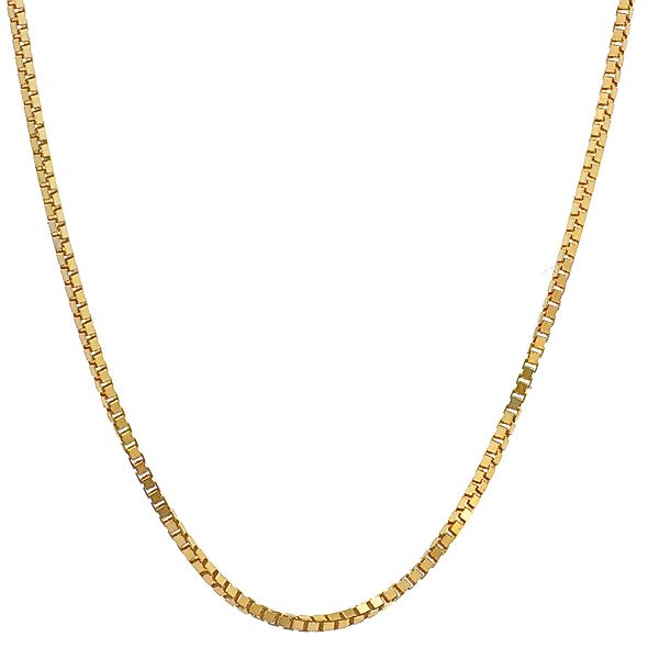HOPLO Goldkette Goldkette Venezianerkette Länge 38cm günstig online kaufen