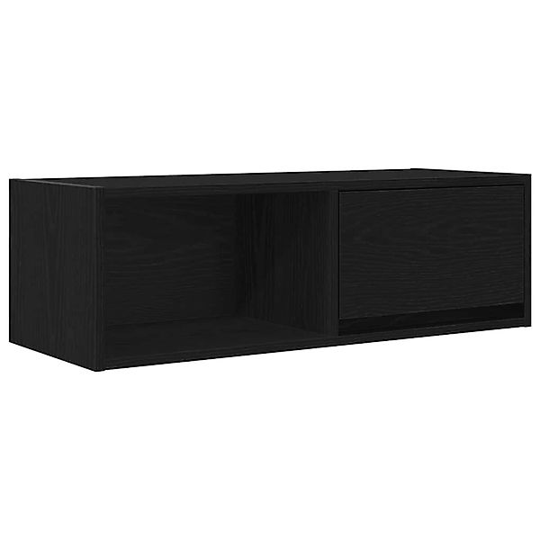 vidaXL TV-Schrank Schwarz Eichen-Optik 80x31x25,5 cm Holzwerkstoff 861456 günstig online kaufen