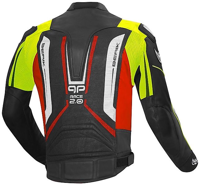 Berik Motorradjacke Street Pro Motorrad Lederjacke perforiert günstig online kaufen